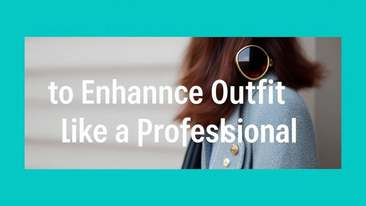 5 Elegant Methods to Enhance Your Outfit Like a Professional