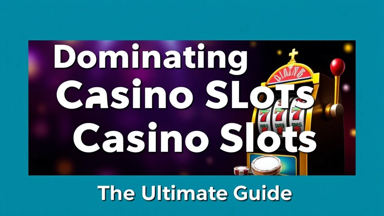 Dominating Casino Slots: Your Ultimate Guide