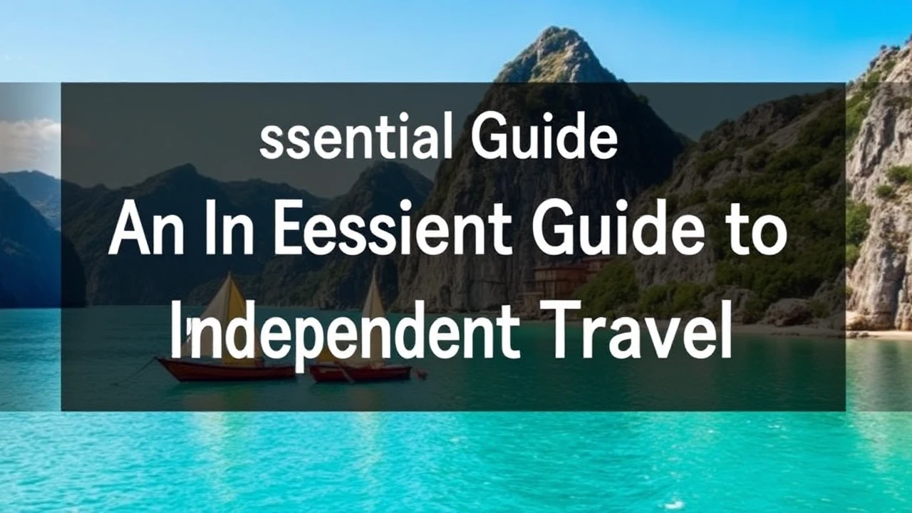 An Essential Guide to Independent Travel: Top Tips for Venturing into the World By Yourself