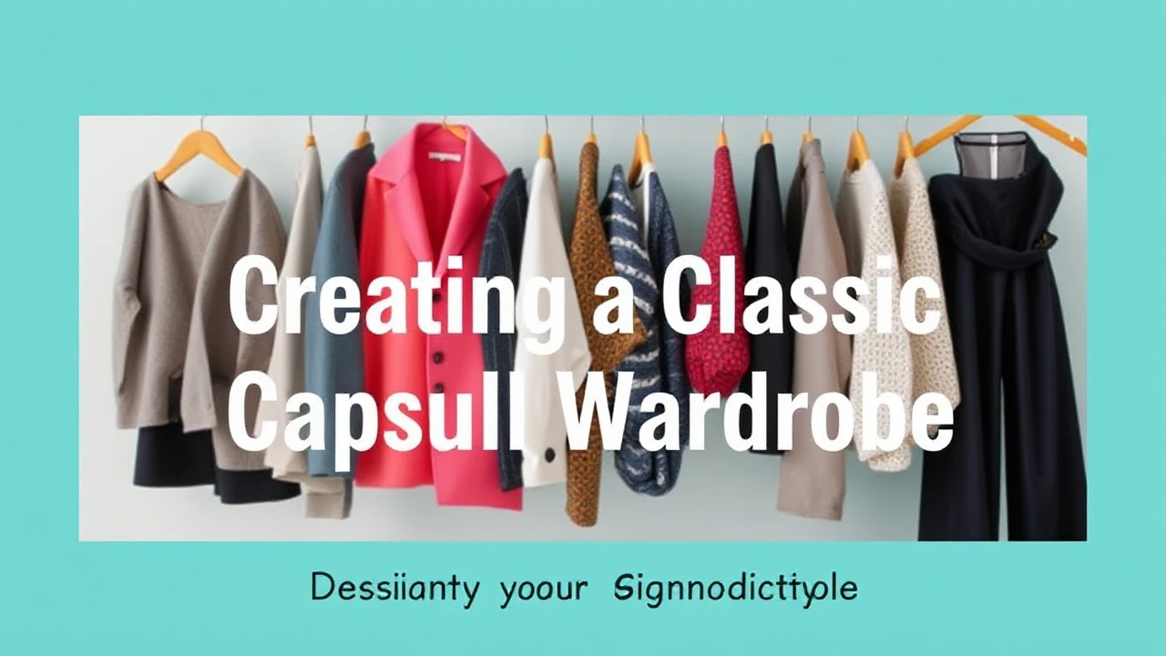 A Comprehensive Manual to Creating a Classic Capsule Wardrobe