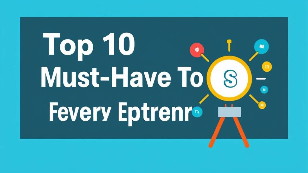 Top 10 Must-Have Tools for Every Entrepreneur