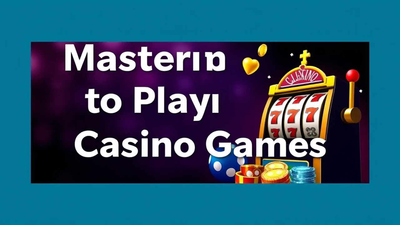 Mastering to Playing Casino Games