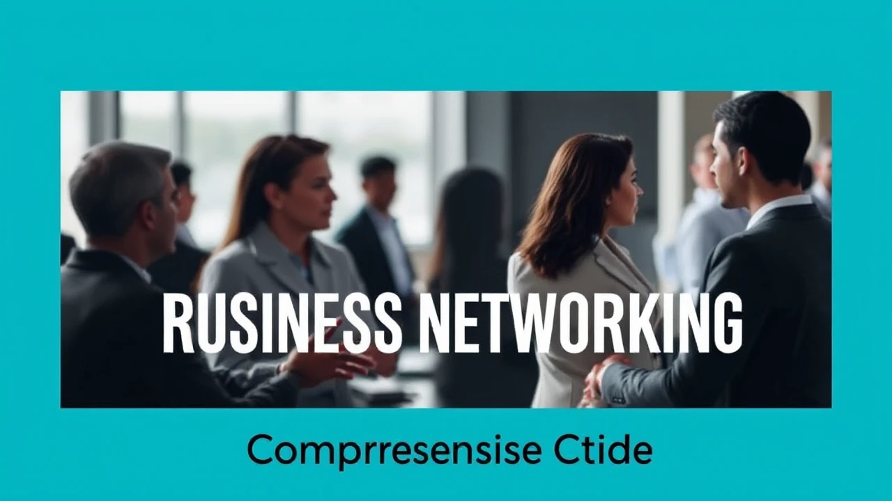 Becoming Proficient in the Art of Business Networking: A Comprehensive Guide