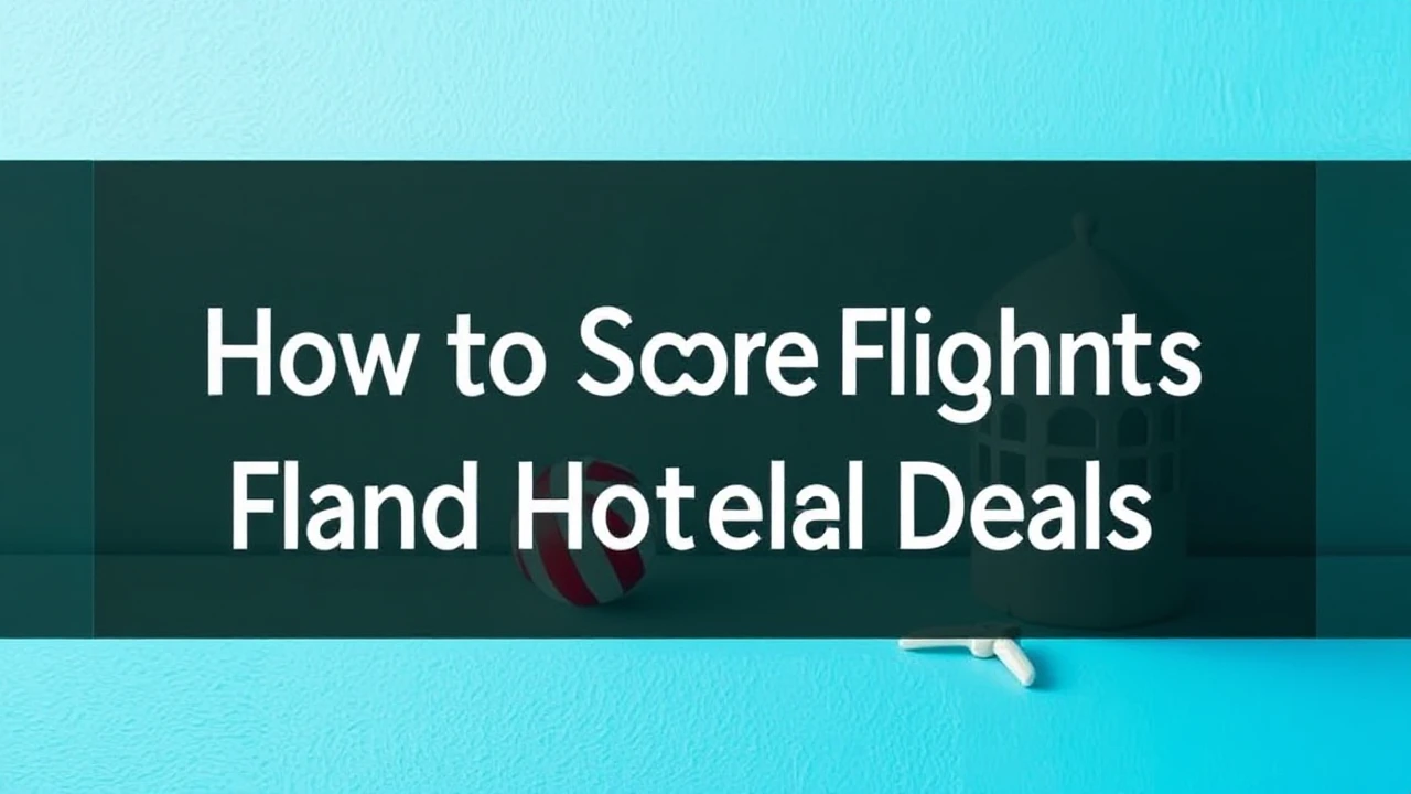 Travel Secrets: How to Score Cheap Flights and Hotel Deals
