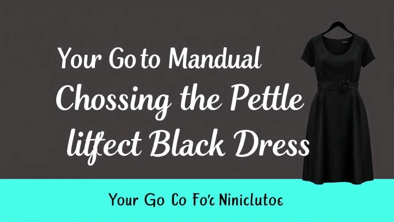 Your Go-To Manual of Choosing the Perfect Little Black Dress
