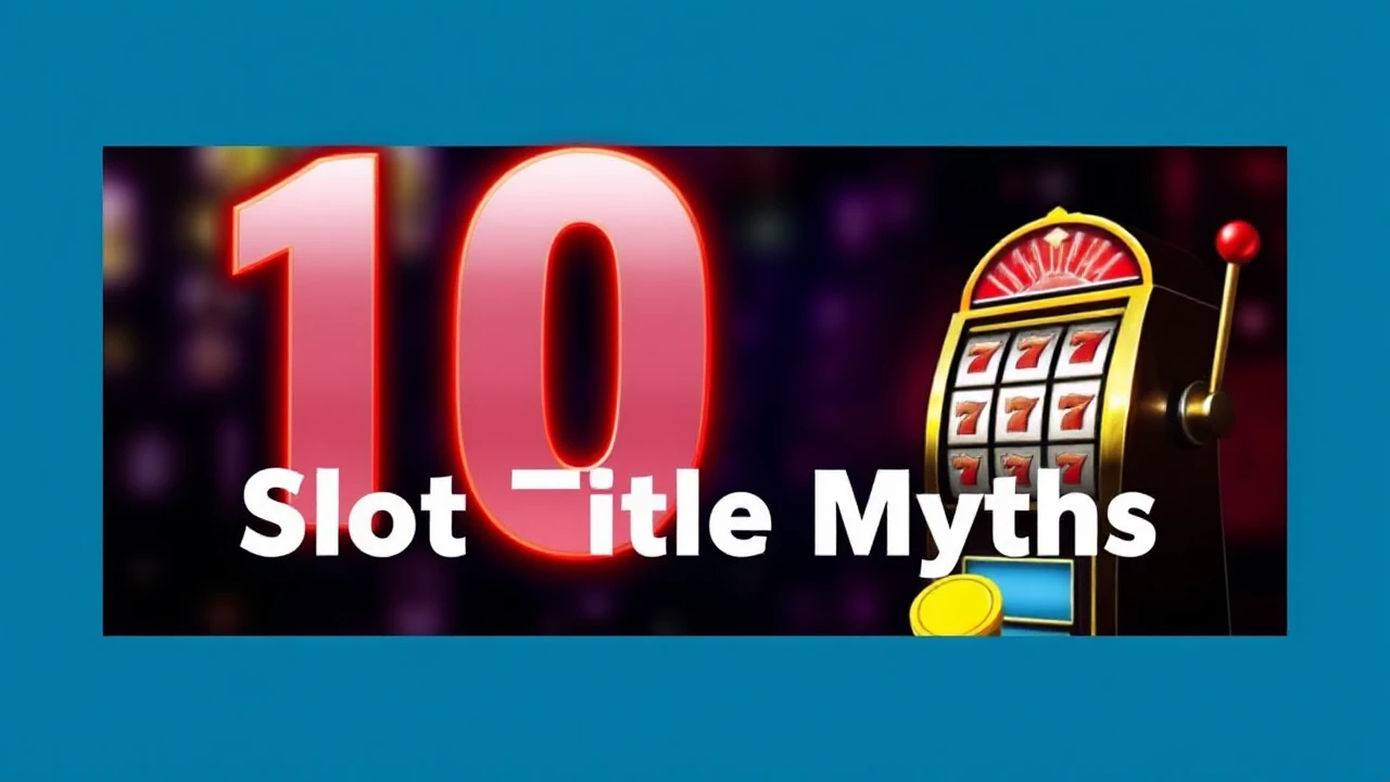 Exposing 10 Slot Title Myths: Separating Reality from Mythology