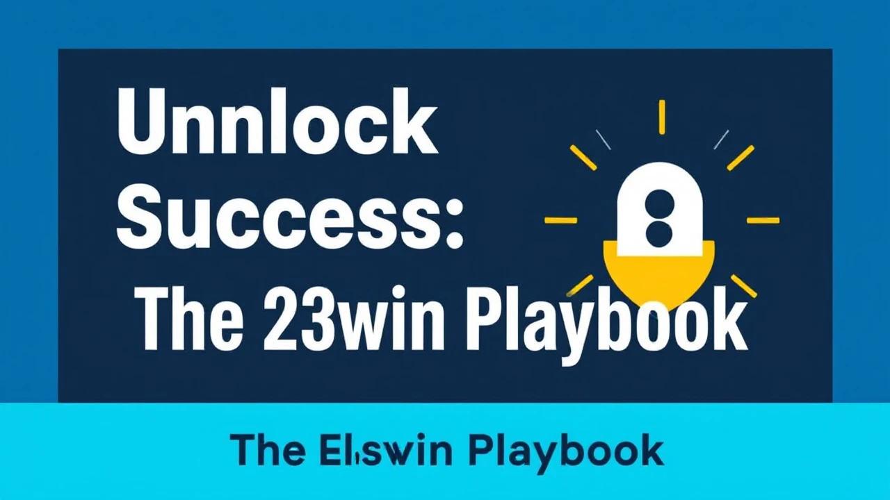 Unlocking Success: The 23win Playbook