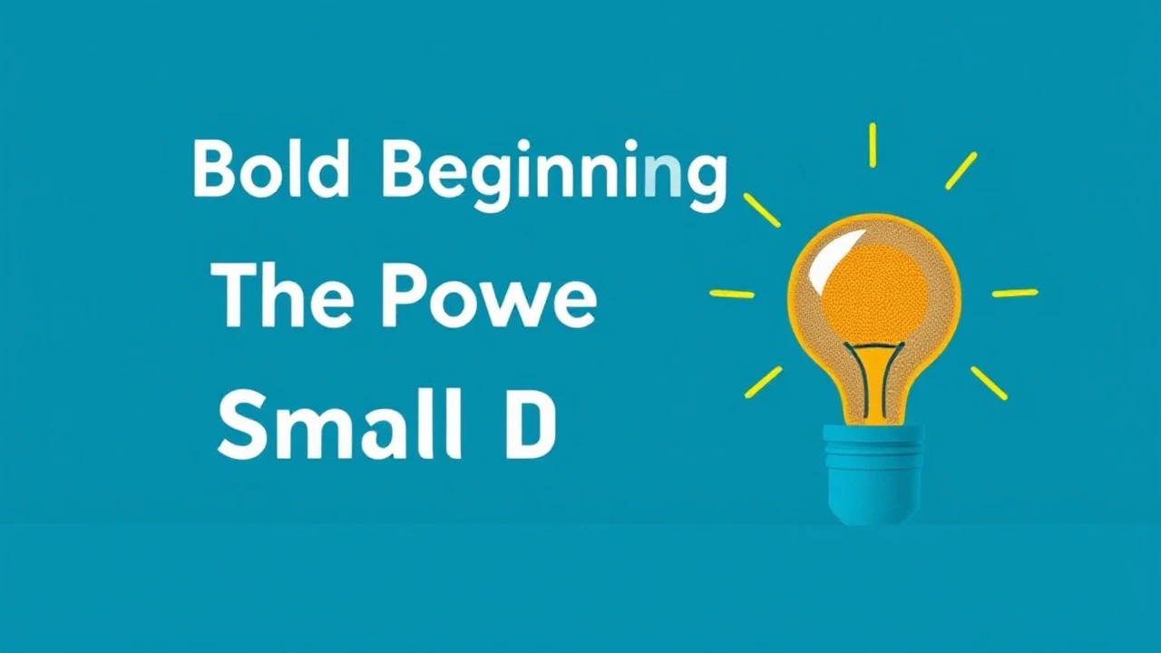 Bold Beginnings: The Power of Starting a Small Business