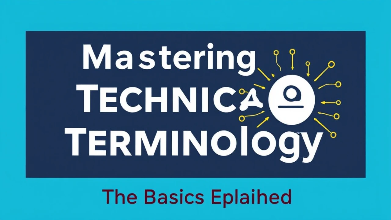 Mastering Technical Terminology: The Basics Explained