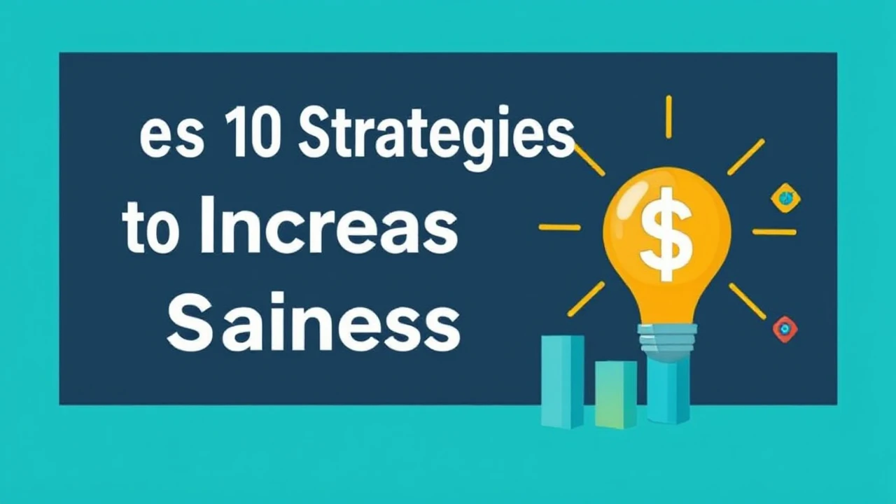 Best 10 Strategies to Increase Your Business Sales Revenue