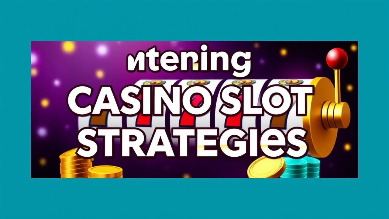 Mastering Casino Slot Strategies: Techniques to Hit the Jackpot