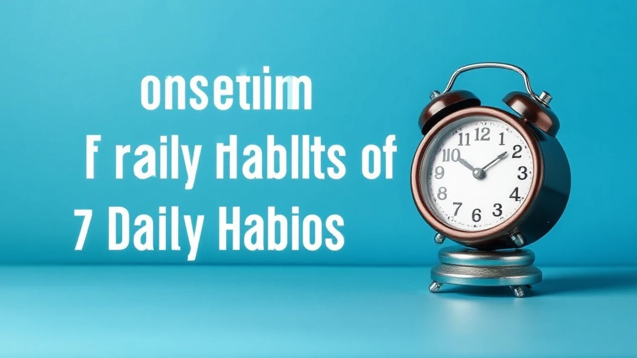 Boosting Productivity: 7 Daily Habits of Victorious Folks