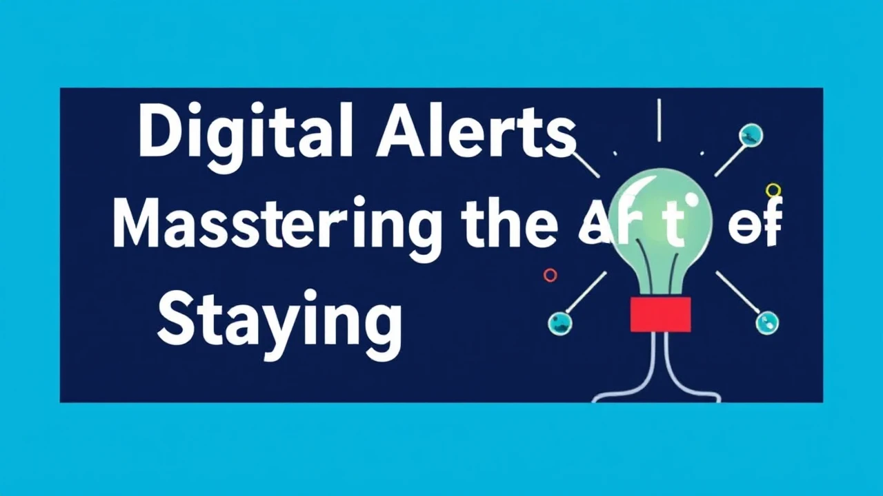 Digital Alerts: Mastering the Art of Staying Informed