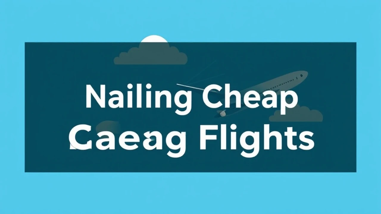 Ultimate Guide on Scoring Deals: Nailing Cheap Flights
