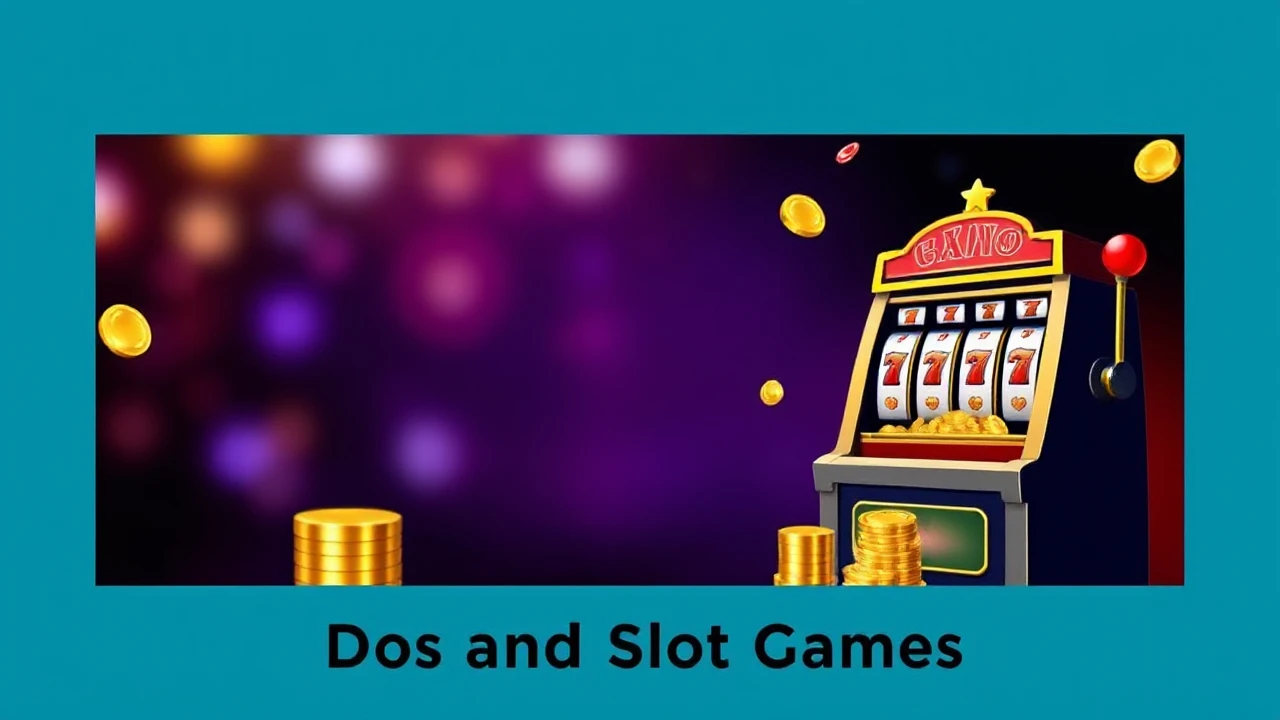 Dos and Don'ts of Engaging in Casino Machine Games