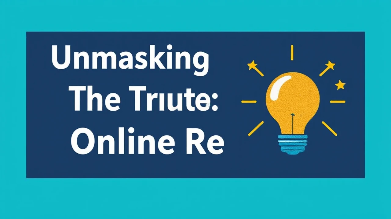 Unmasking the Truth: The Power of Online Reviews