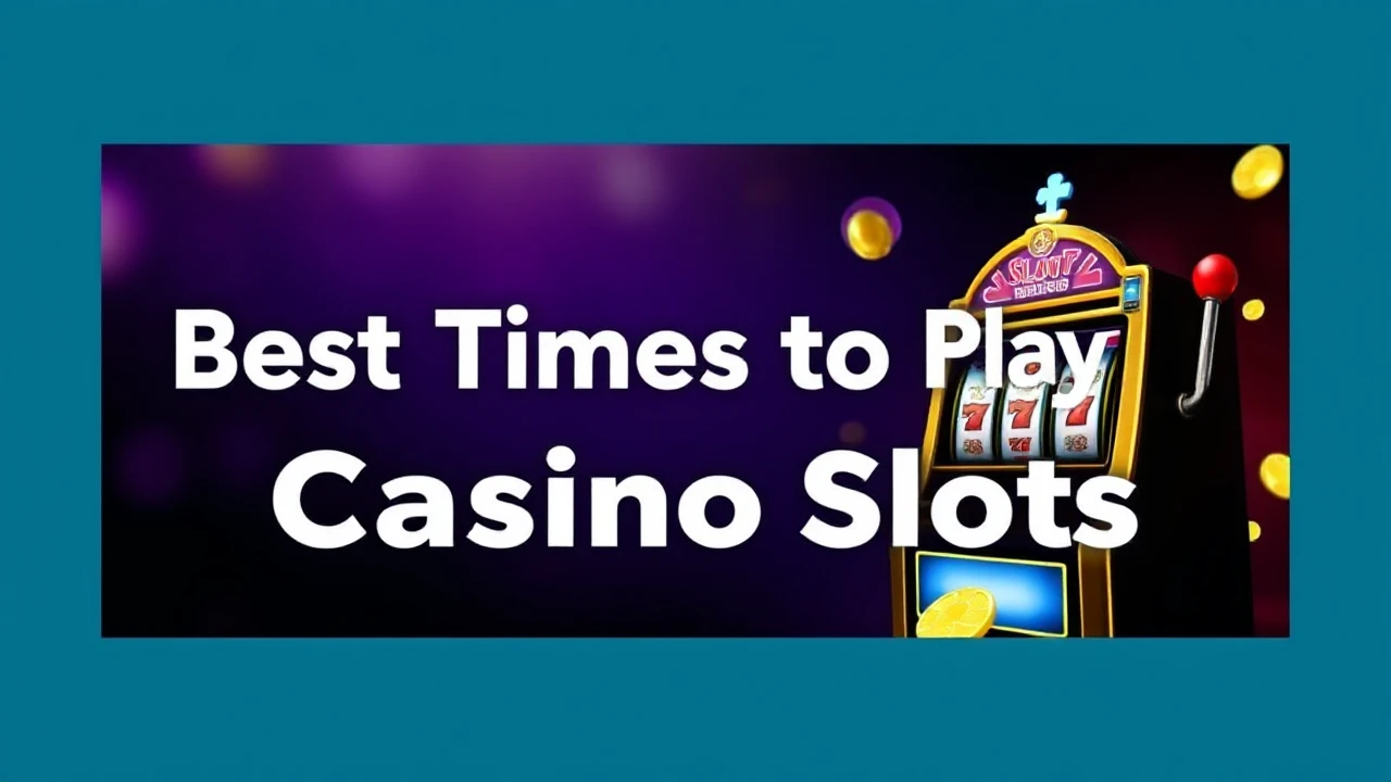 Get Lucky: Best Times to Play Casino Slots