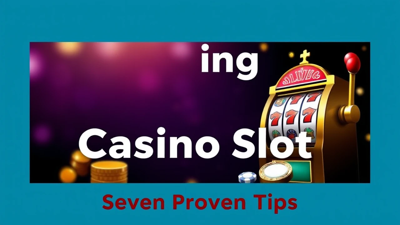 Mastering Casino Slots: Seven Proven Tips