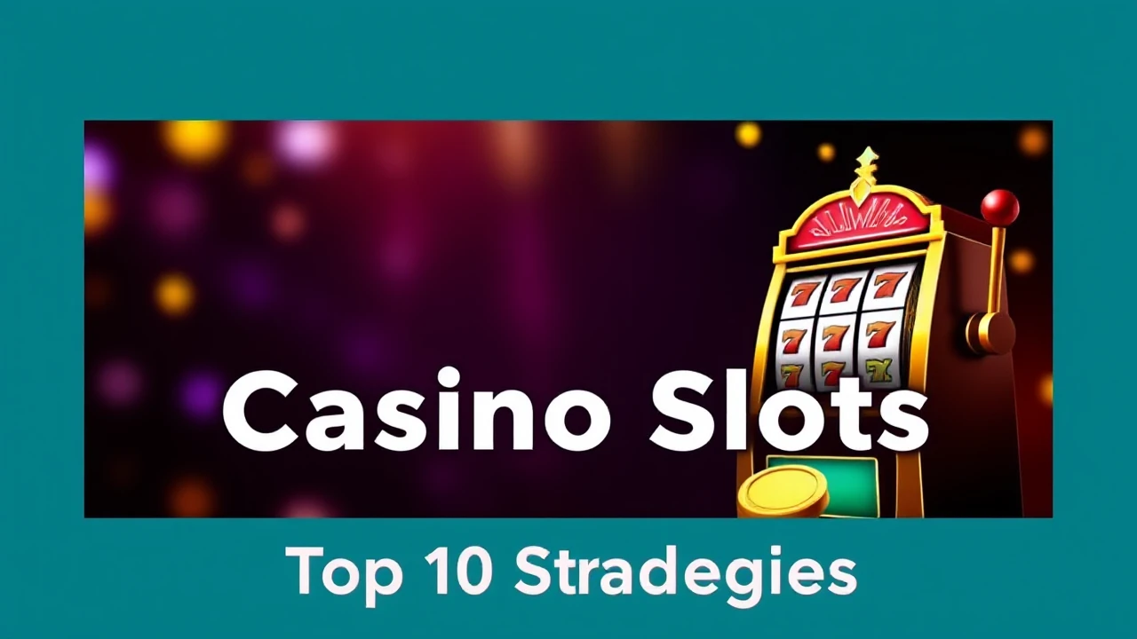 Conquering the Art of Winning Big at Casino Slots: Top 10 Strategies
