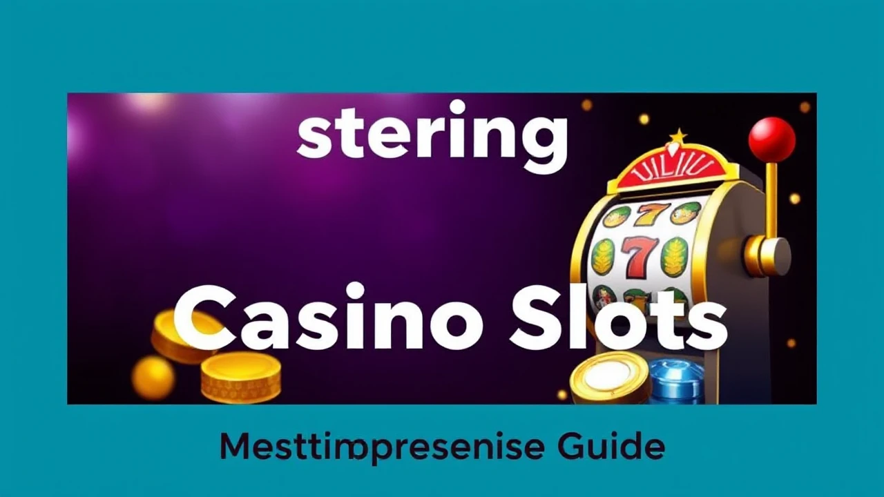 Mastering Casino Slots: Your Comprehensive Guide