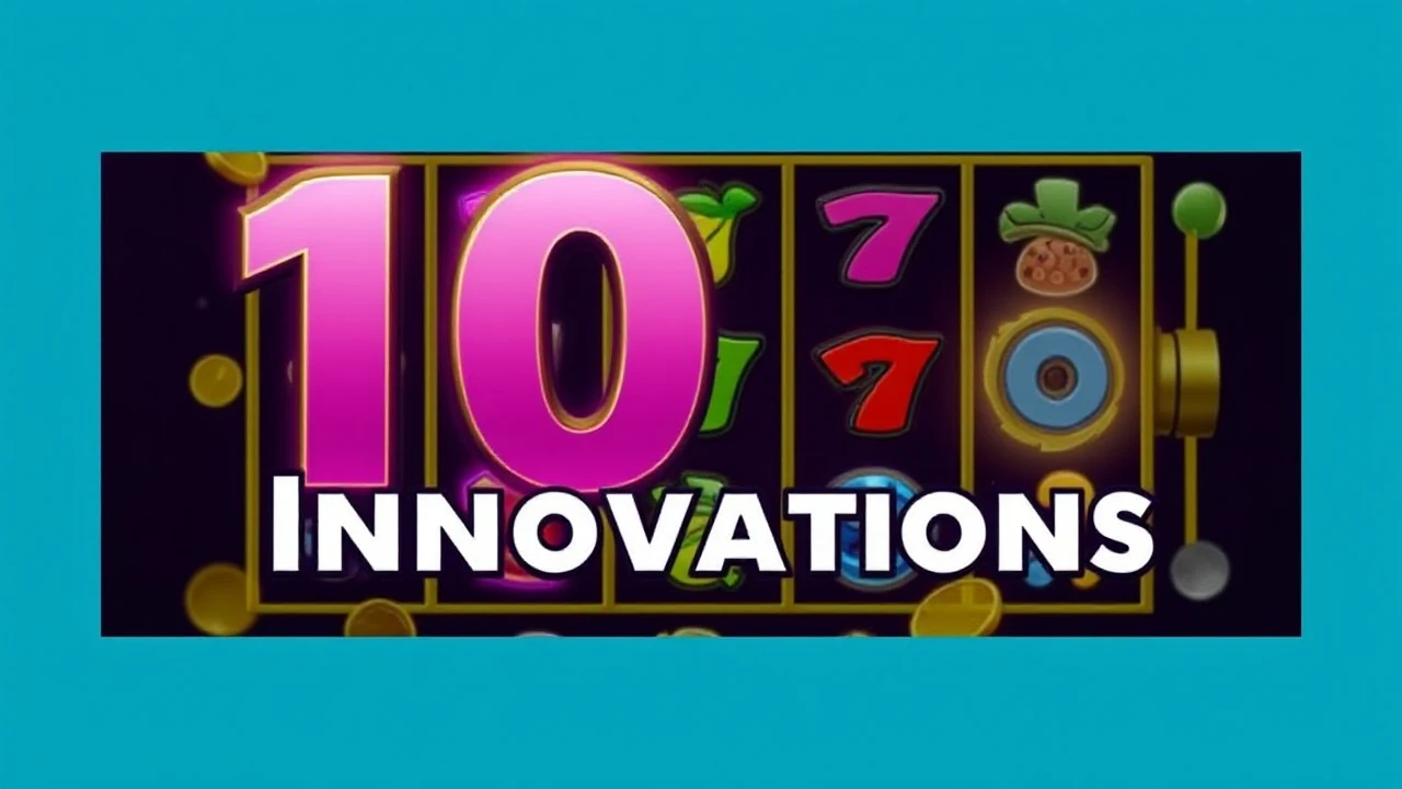 Shaping the Industry: The Top 10 Slot Game Innovations
