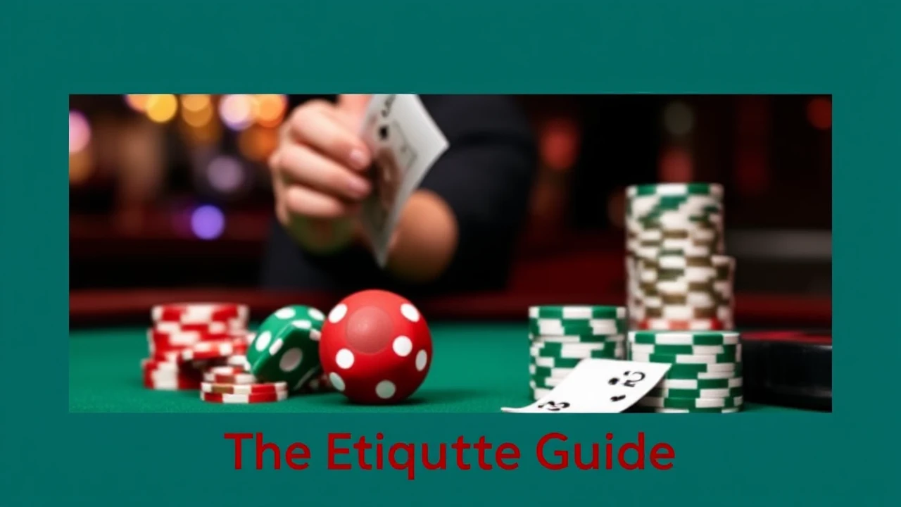The Etiquette Guide: Do's and Don'ts at Casinos