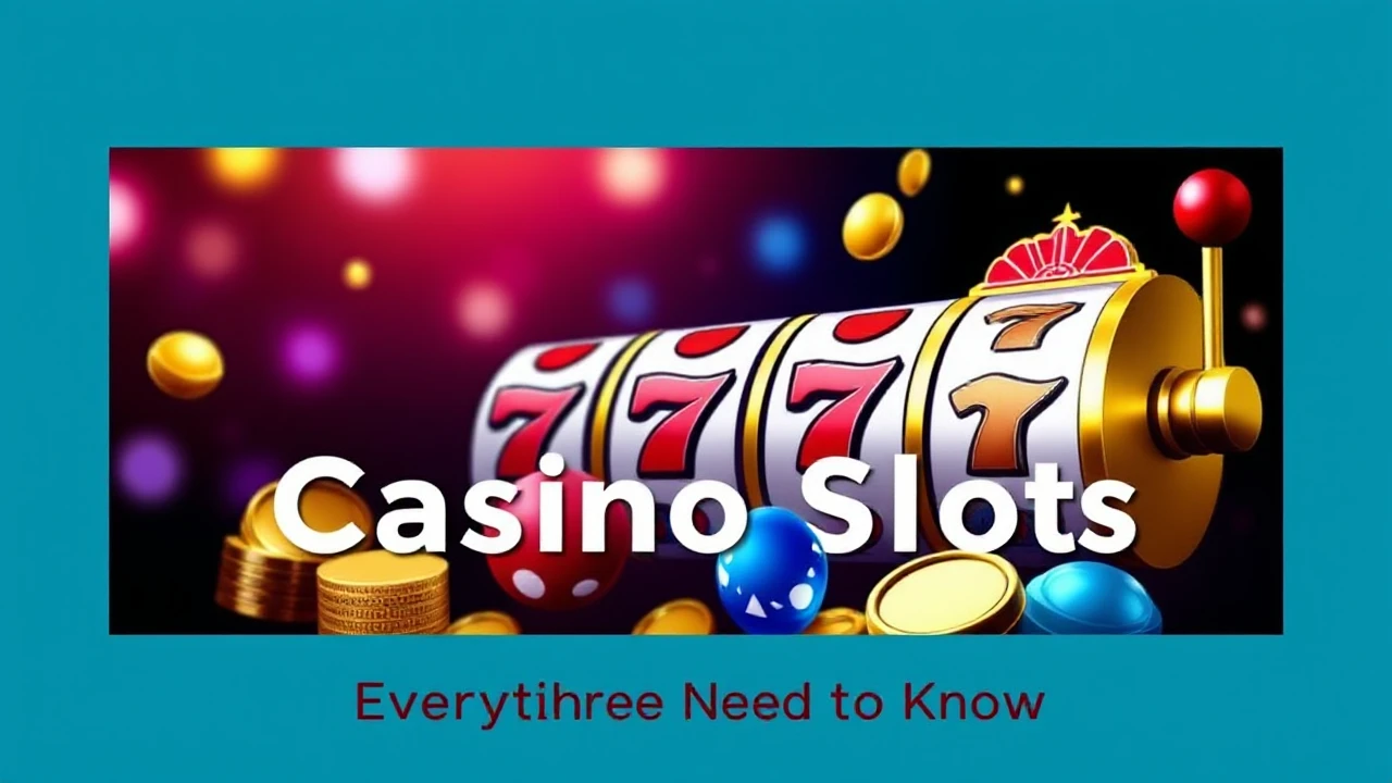 Dominating Casino Slots: Everything You Need to Know