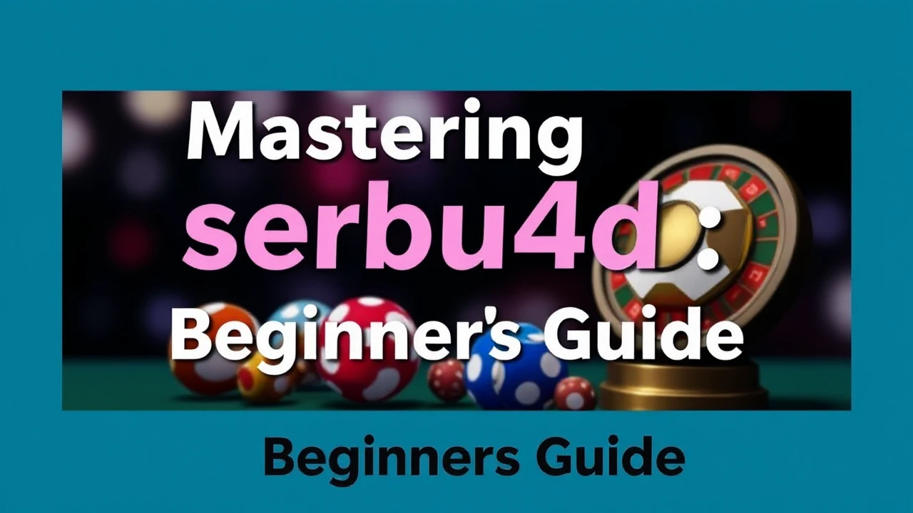 Mastering serbu4d: A Beginner's Guide