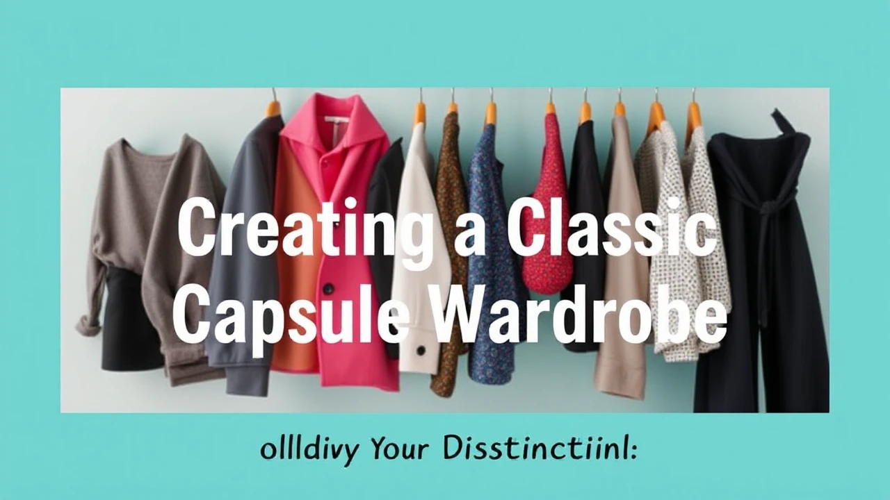 A Comprehensive Manual to Creating a Classic Capsule Wardrobe