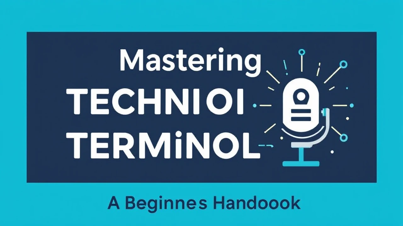 Mastering Technical Terminology: A Beginner's Handbook