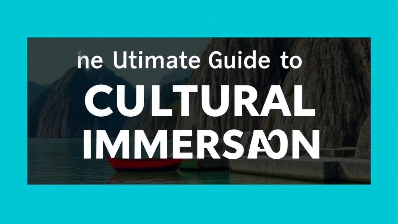 The Ultimate Guide to Cultural Immersion: Embracing Local Traditions While Traveling