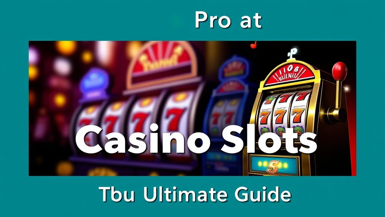 Becoming a Pro at Casino Slots: Your Ultimate Guide