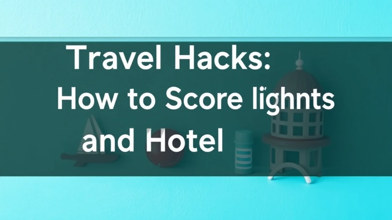 Travel Hacks: How to Score Cheap Flights and Hotel Deals