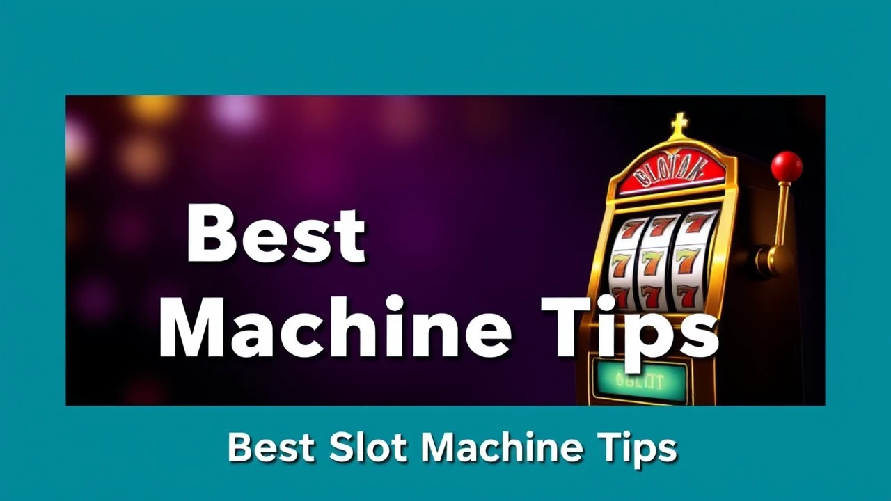Increase Your Chances: Best Slot Machine Tips