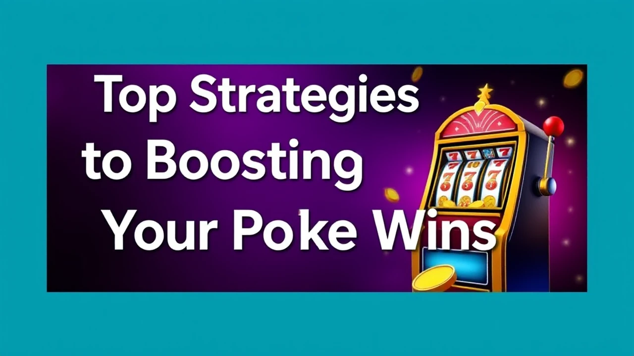 Top Strategies to Boosting Your Pokie Wins