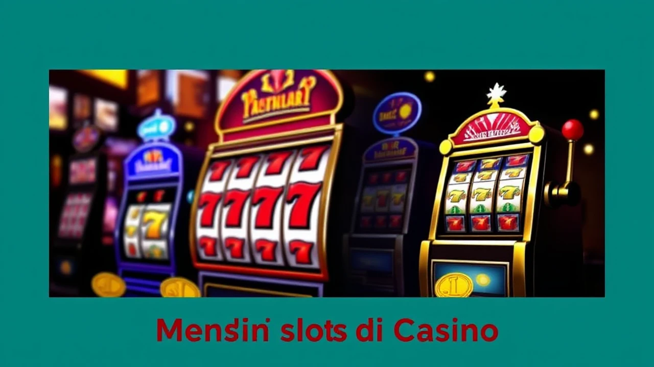 Panduan Jitu Mengalahkan Mesin Slot di Casino