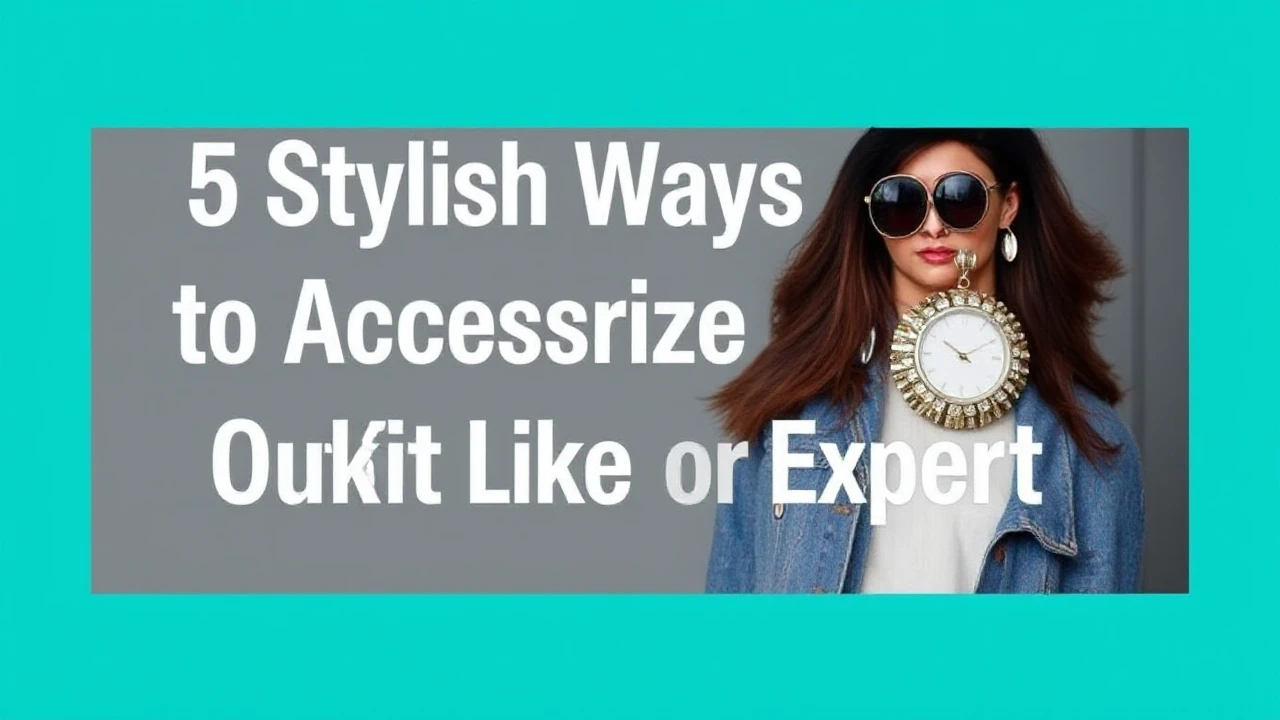5 Stylish Ways to Accessorize Your Outfit Like an Expert