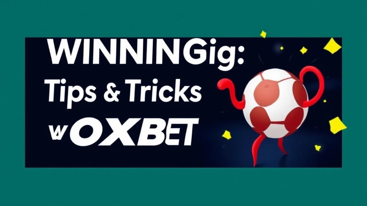 Winning Big: Tips and Tricks with OXBET