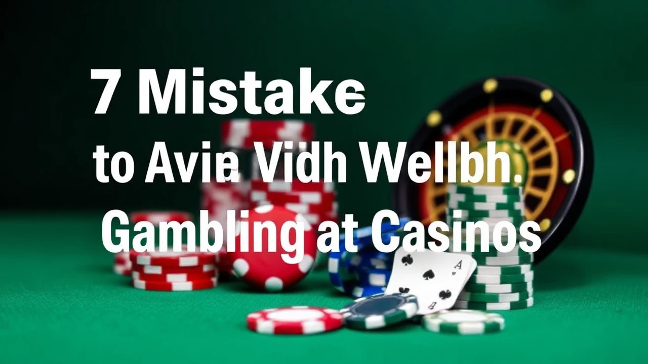 7 Mistakes to Avoid Whilst Gambling at Casinos