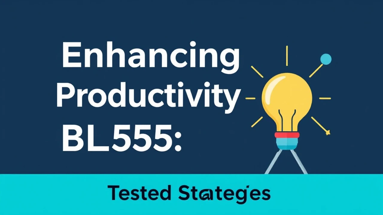 Enhancing Productivity with BL555: Tested Strategies
