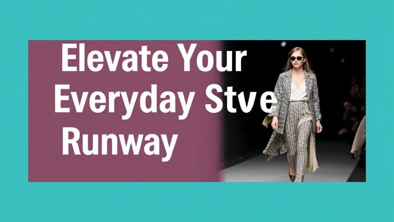 Elevate Your Everyday Style with Runway Inspiration