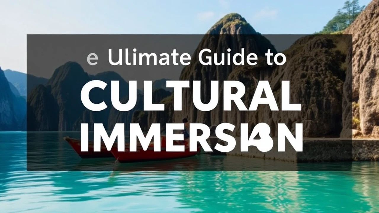 The Ultimate Guide to Cultural Immersion: Embracing Local Traditions While Traveling