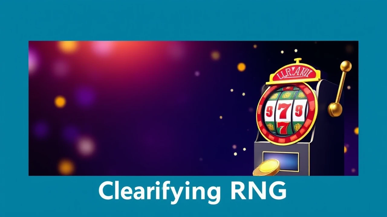 Clarifying RNG: The Innovation Behind Slot Machines
