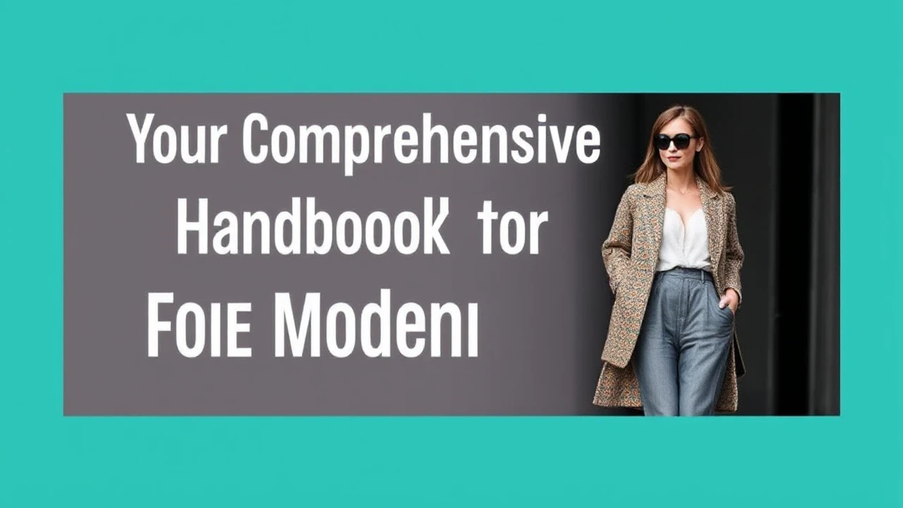 Your Comprehensive Handbook to Latest Fashion for the Modern Woman