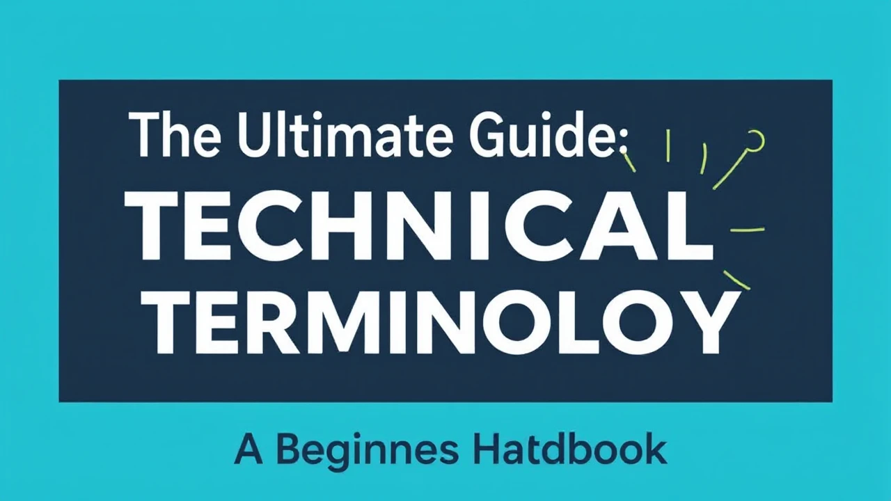 The Ultimate Guide Technical Terminology: A Beginner's Handbook