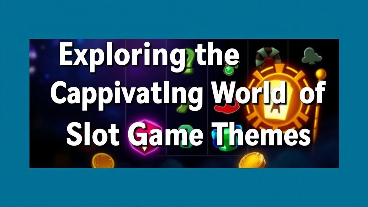 Exploring the Captivating World of Slot Game Themes