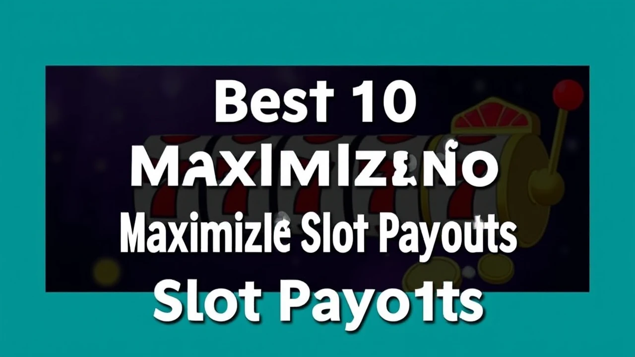 Best 10 Strategies for Maximizing Slot Payouts