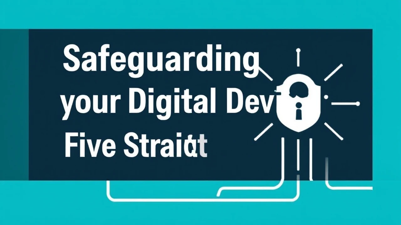 Safeguarding Your Digital Devices: Five Straightforward Tips