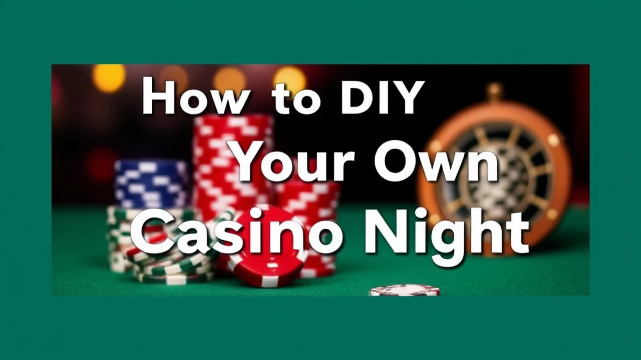 How to DIY Your Own Casino Night: Tips and Tricks