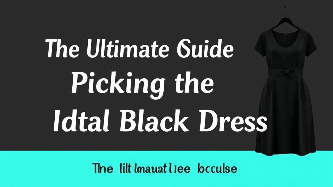 The Ultimate Guide of Picking the Ideal Little Black Dress